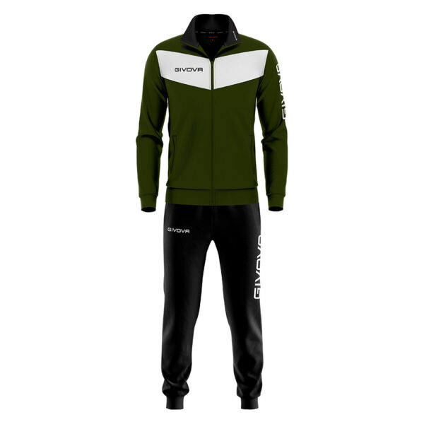 Trening Givova Visa, Verde militar / Negru - imagine 5