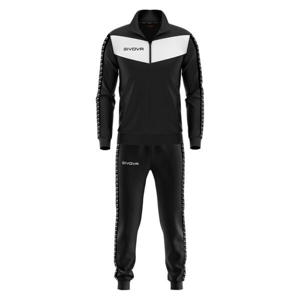 Trening Givova Visa Band, Negru / Alb - imagine 5