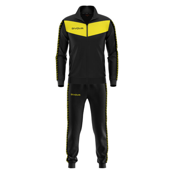 Trening Givova Visa Band, Negru / Galben - imagine 4
