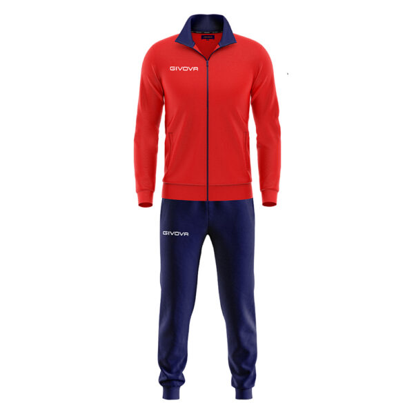 Trening Givova Torino, Rosu / Bleumarin - imagine 5