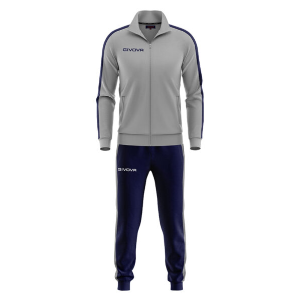 Trening Givova Revolution Felpa, Gri deschis / Bleumarin - imagine 5