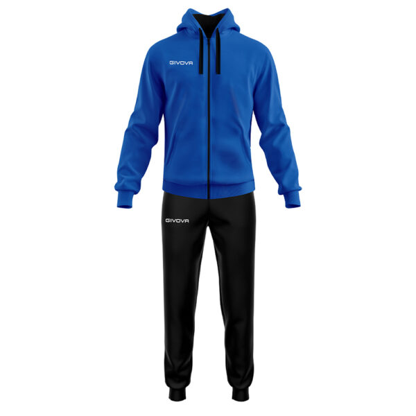 Trening Givova Sorrento, Albastru Royal / Negru - imagine 5