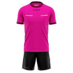 Set echipament arbitru Givova Flag, Fuxia / Negru - imagine 5