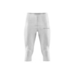 Pantaloni 3/4 Givova Running, Alb - imagine 3