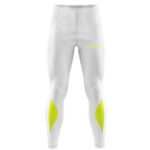 Pantaloni lungi Givova Running, Alb / Galben Fluo - imagine 5