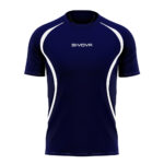 Tricou Givova Running, Bleumarin / Alb - imagine 3