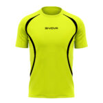 Tricou Givova Running, Galben Fluo / Negru - imagine 5