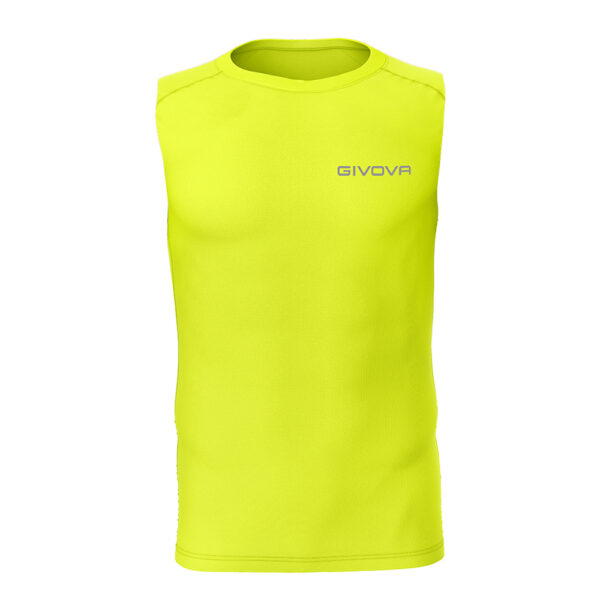 Maiou elastic Givova Corpus 1, Galben Fluo - imagine 3