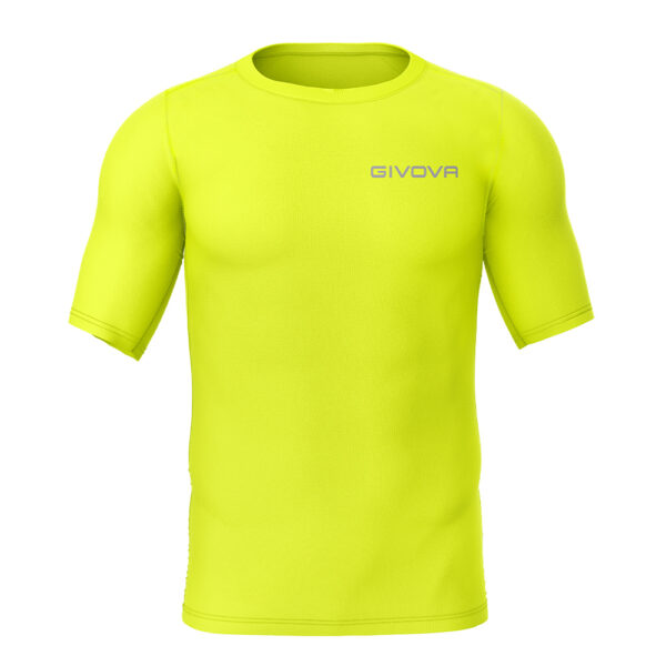 Tricou elastic Givova Corpus 2, Galben Fluo - imagine 5