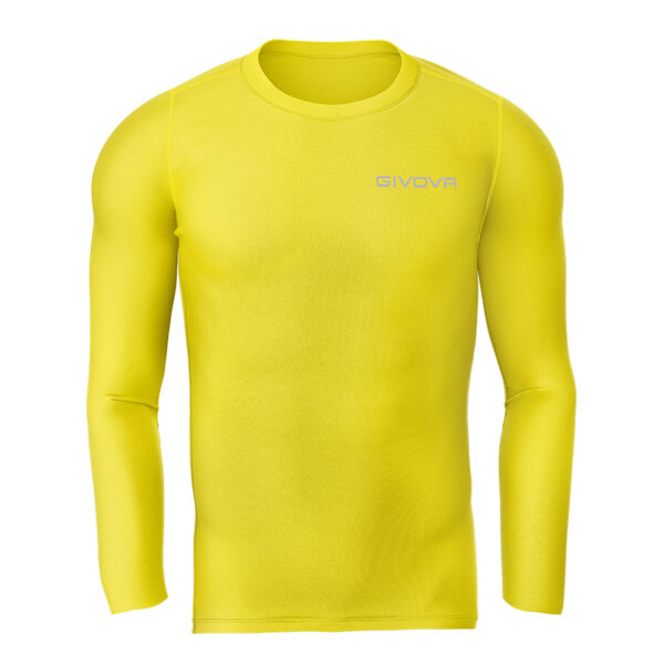 Bluza elastica Givova Corpus 3, Galben - imagine 2