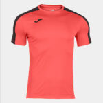 Tricou sport Joma Academy III, Coral Fluo / Negru