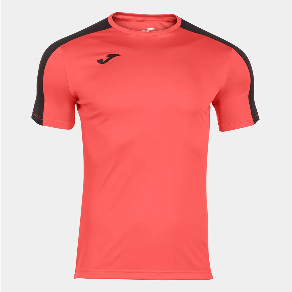 Tricou sport Joma Academy III, Coral Fluo / Negru - imagine 1