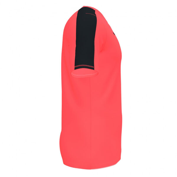Tricou sport Joma Academy III, Coral Fluo / Negru - imagine 4