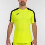 Tricou sport Joma Academy III, Galben Fluo / Negru - imagine 6