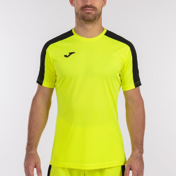 Tricou sport Joma Academy III, Galben Fluo / Negru - imagine 6