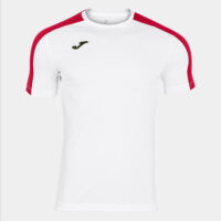 Tricou sport Joma Academy III, Alb / Rosu