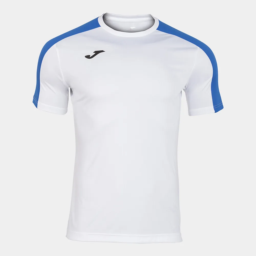 Tricou sport Joma Academy III, Alb / Albastru Royal - imagine 1