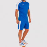 Tricou sport Joma Academy III, Albastru Royal / Alb - imagine 5