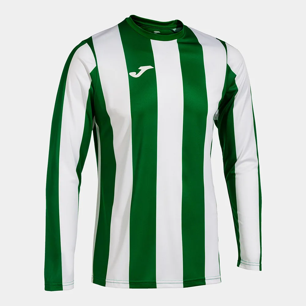 Tricou sport maneca lunga Joma Inter Classic, Verde / Alb - imagine 1