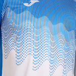 Tricou sport Joma Tiger VI, Alb / Albastru Royal - imagine 5