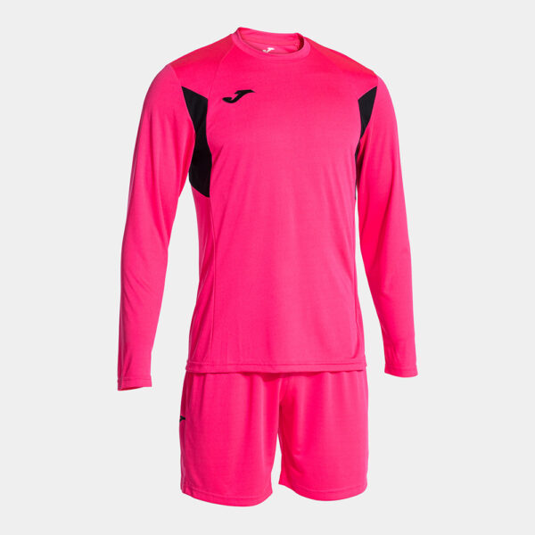 103836.031-jpg.webp Set echipament portar fotbal Joma Winner, Roz Fluo / Negru - imagine 1