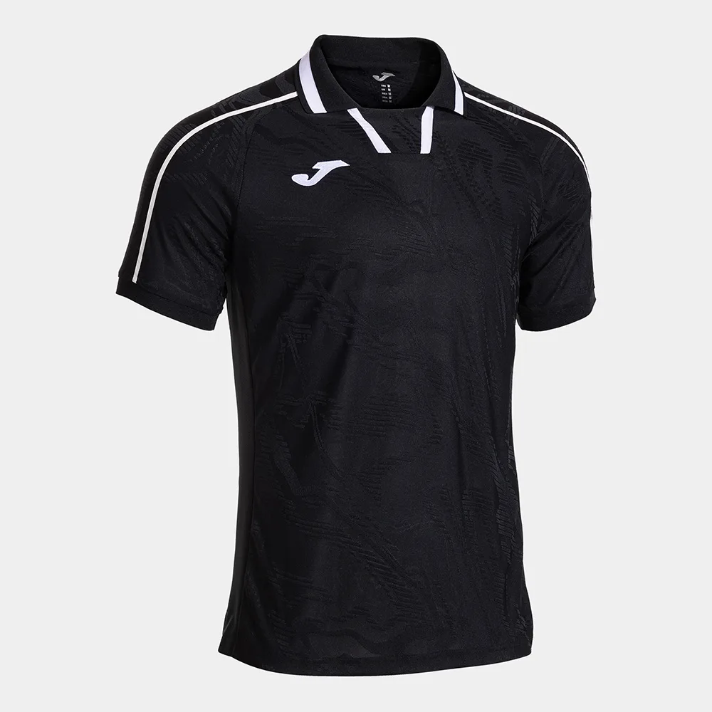 Tricou sport Joma Fit One II, Negru / Alb - imagine 1