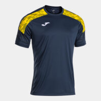 Tricou sport Joma Championship VIII, Bleumarin inchis / Galben