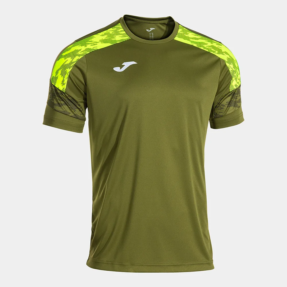 Tricou sport Joma Championship VIII, Verde / Galben Fluo - imagine 1