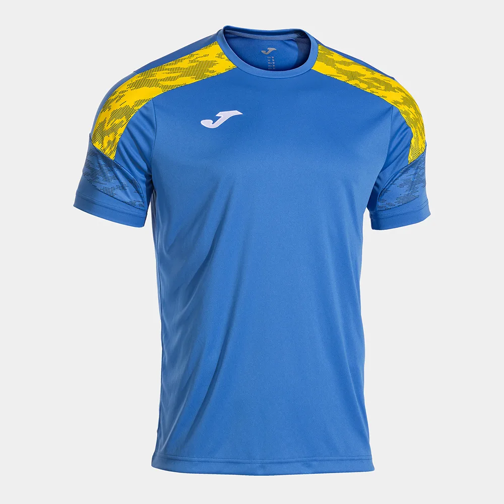Tricou sport Joma Championship VIII, Albastru Royal / Galben - imagine 1