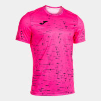 Tricou sport Joma Proteam II, Roz Fluo / Negru