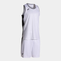 Set echipament baschet Joma Final Four, Alb / Negru