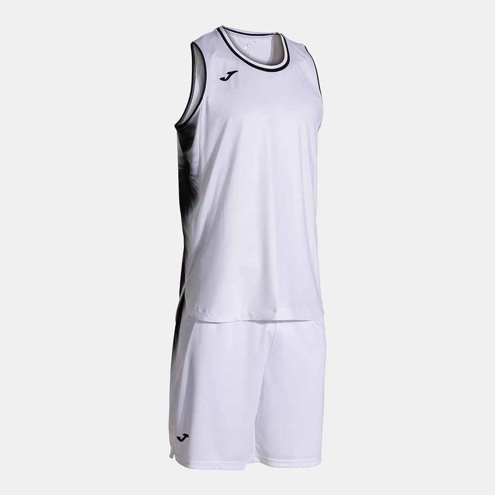 Set echipament baschet Joma Final Four, Alb / Negru - imagine 1