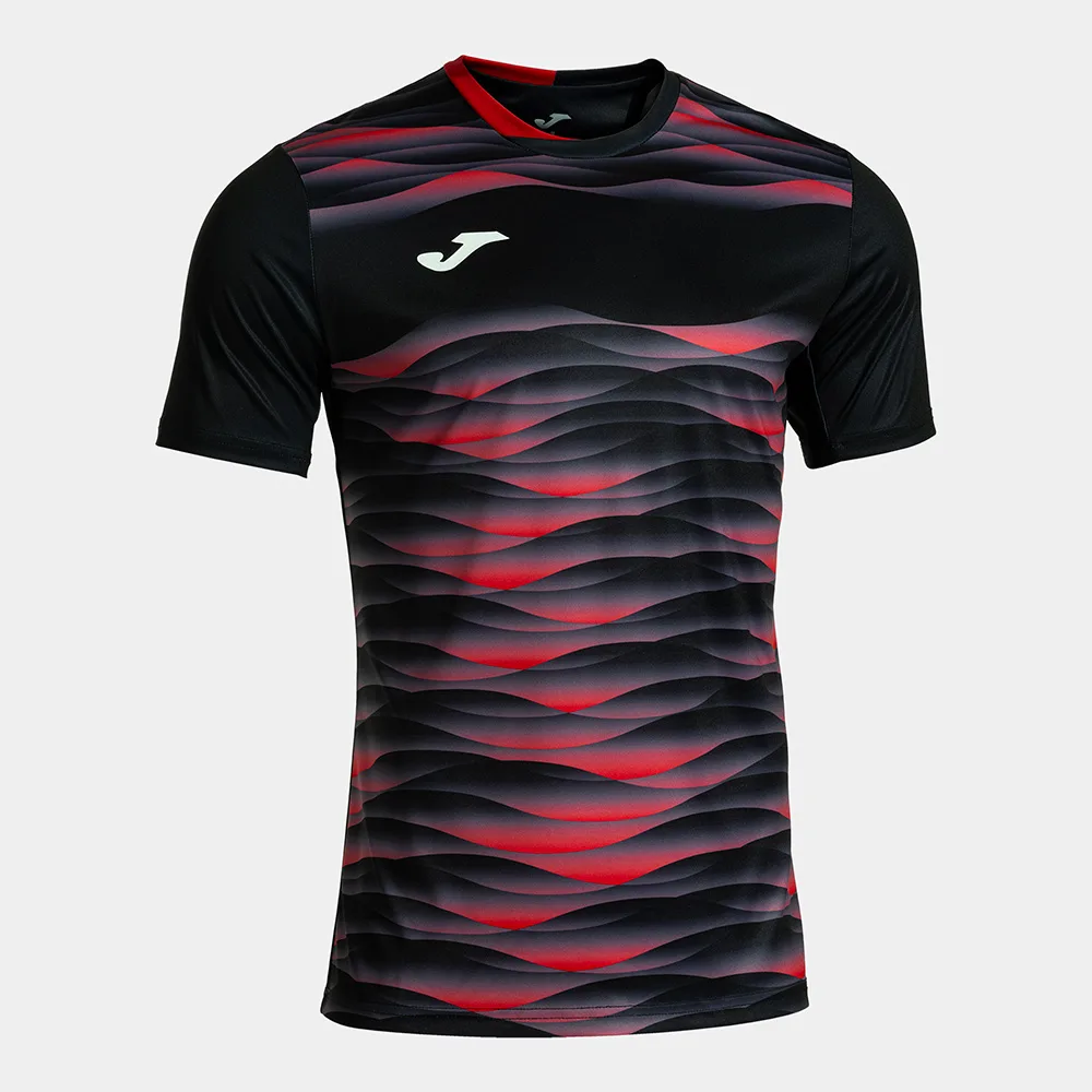 104378.106 Tricou sport Joma Tiger VII, Negru / Rosu - imagine 1