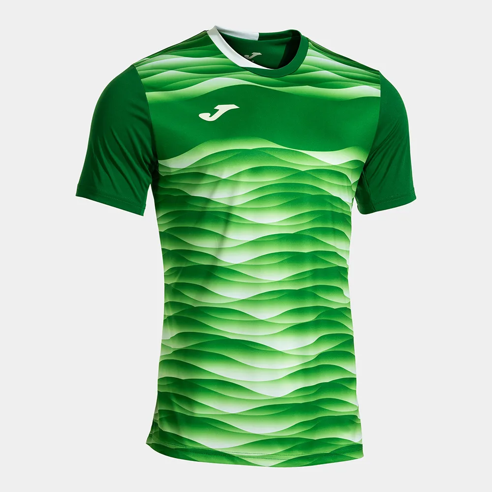 Tricou sport Joma Tiger VII, Verde / Alb - imagine 1