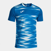 Tricou sport Joma Tiger VII, Albastru Royal / Alb