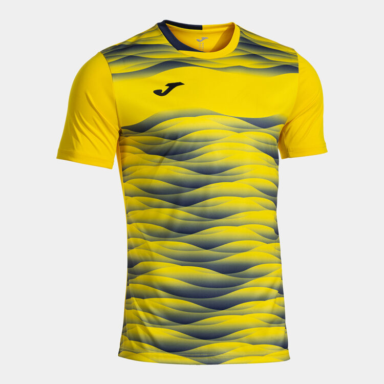 Tricou sport Joma Tiger VII, Galben / Bleumarin