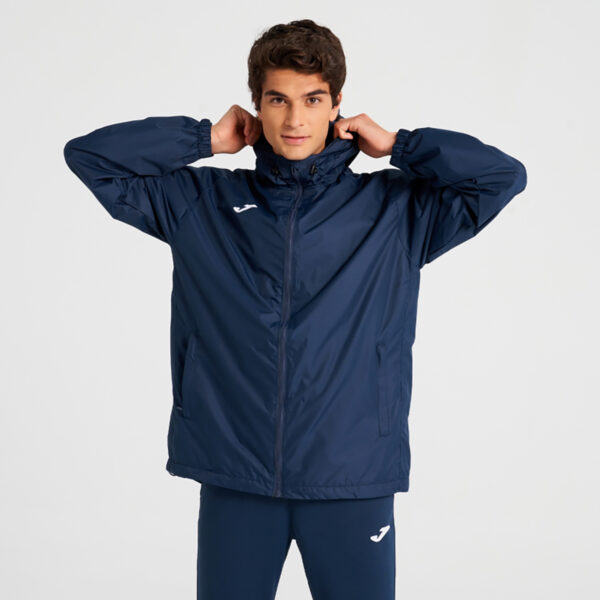 Geacă de vânt cu glugă, Joma Polar Cervino, Bleumarin - imagine 2