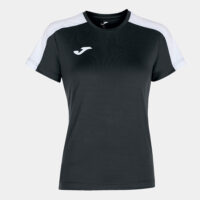 Tricou sport dama Joma Academy III, Negru / Alb
