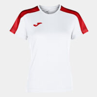 Tricou sport dama Joma Academy III, Alb / Rosu