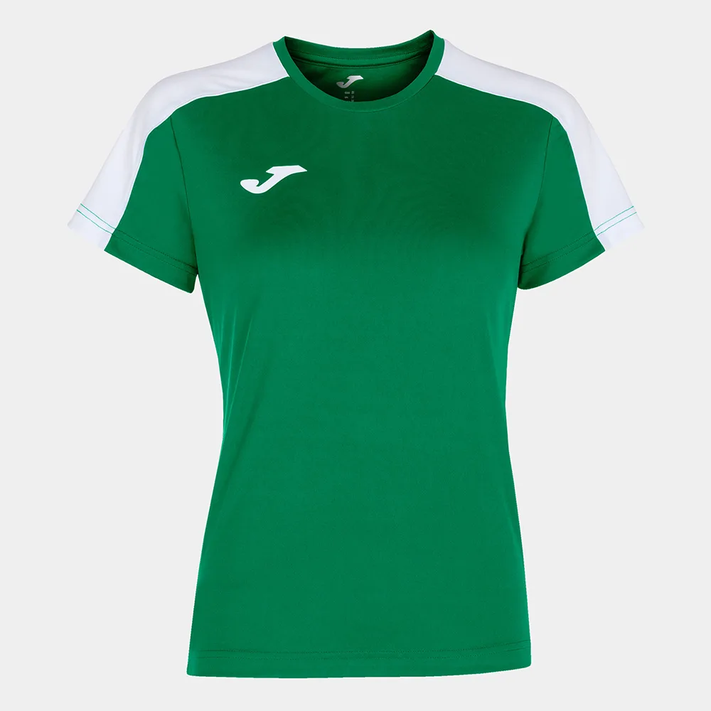 Tricou sport dama Joma Academy III, Verde / Alb - imagine 1