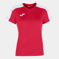 Tricou sport dama Joma Academy III, Rosu / Alb