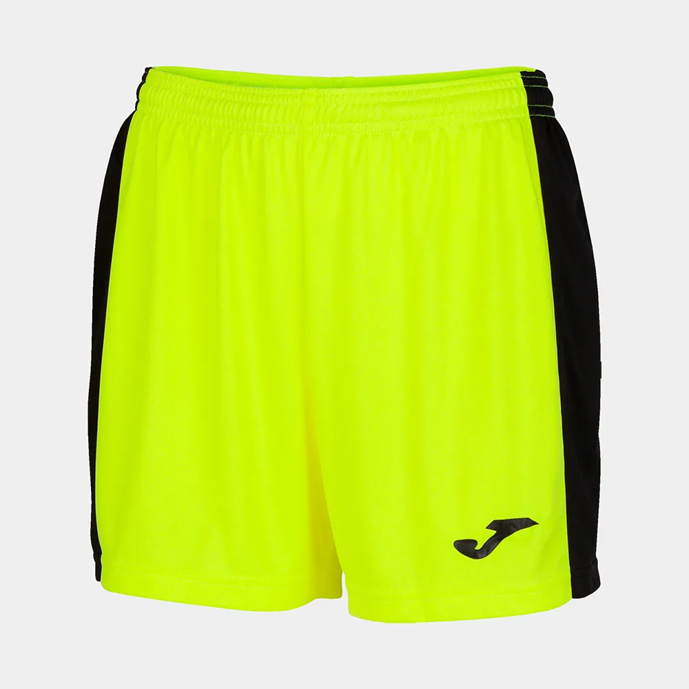 Pantaloni scurti sport dama Joma Maxi, Galben Fluo / Negru - imagine 1