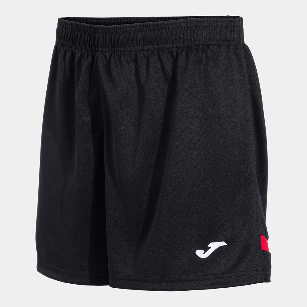 Pantaloni scurti sport dama Joma Tokio, Negru / Rosu - imagine 1