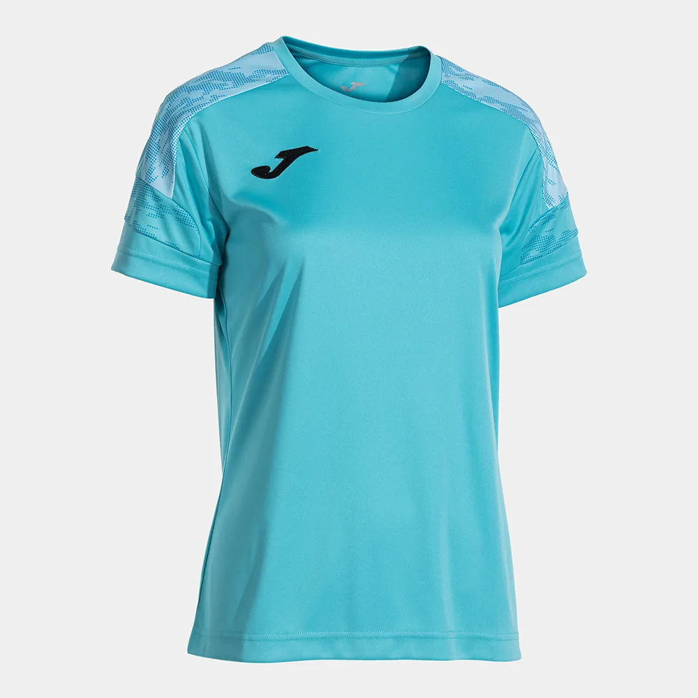 Tricou sport dama Joma Championship VIII, Turcoaz Fluo - imagine 1