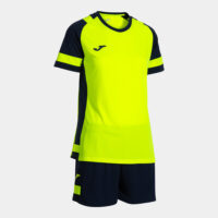 Set echipament sport dama Joma Lider, Galben Fluo / Bleumarin inchis