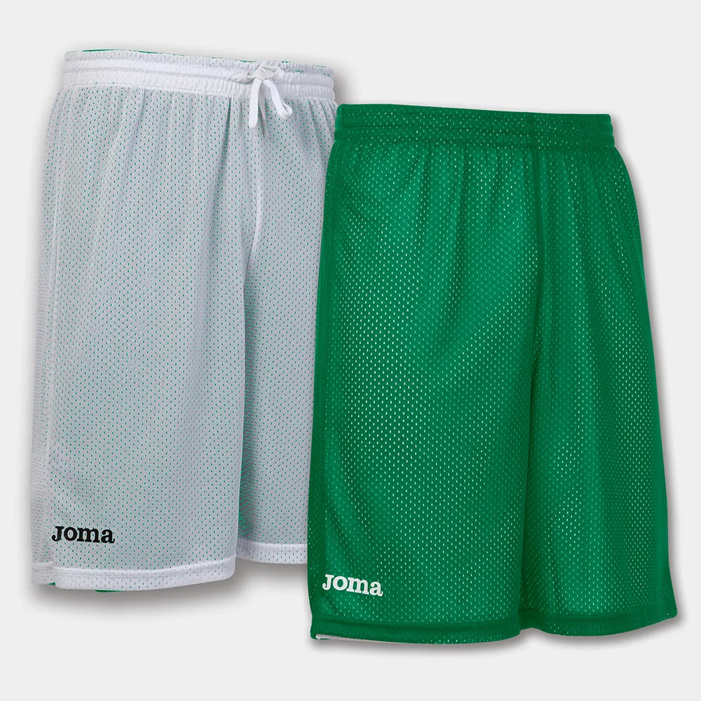 Pantaloni scurti reversibili baschet Joma Rookie, Verde / Alb - imagine 1