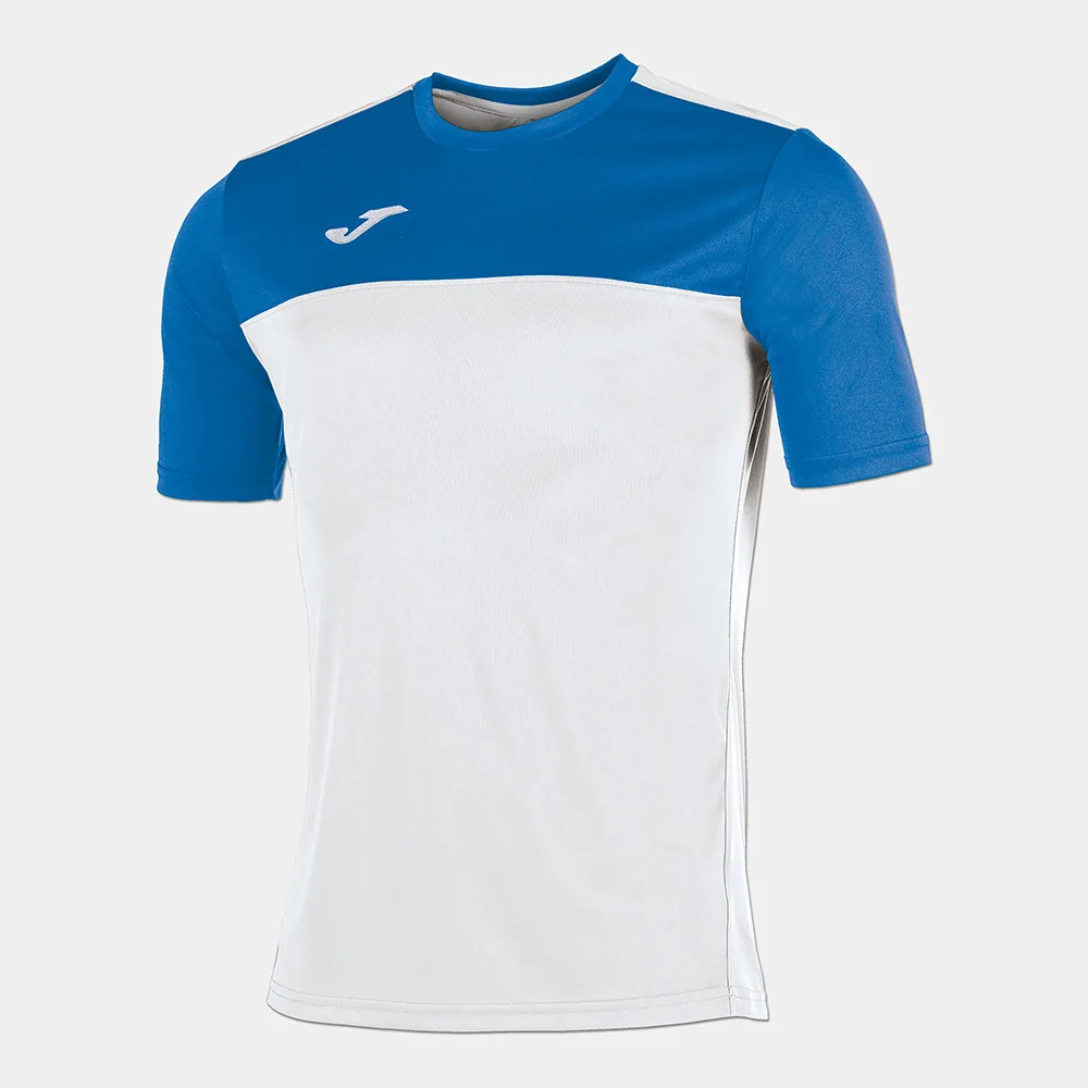 Tricou sport Joma Winner, Alb / Albastru Royal - imagine 1