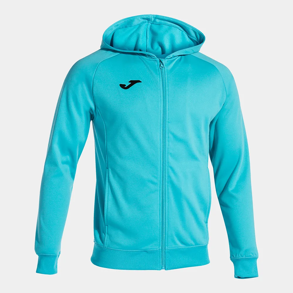 Bluza trening Joma Menfis, Turcoaz Fluo - imagine 1