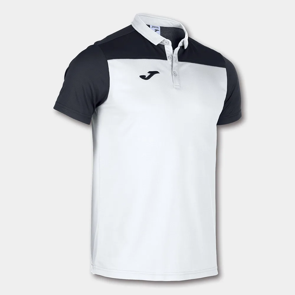 Tricou polo Joma Hobby II, Alb / Negru - imagine 1