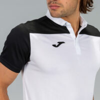 Tricou polo Joma Hobby II, Alb / Negru - imagine 5